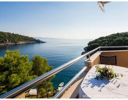 Ferienwohnungen am Meer in der Bucht Osibova auf Insel Brac, No. 3, Privatunterkunft im Ort Brač Milna, Kroatien